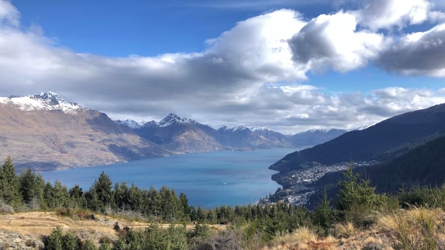 Snow on the Remarkables above Lake Wakatipu